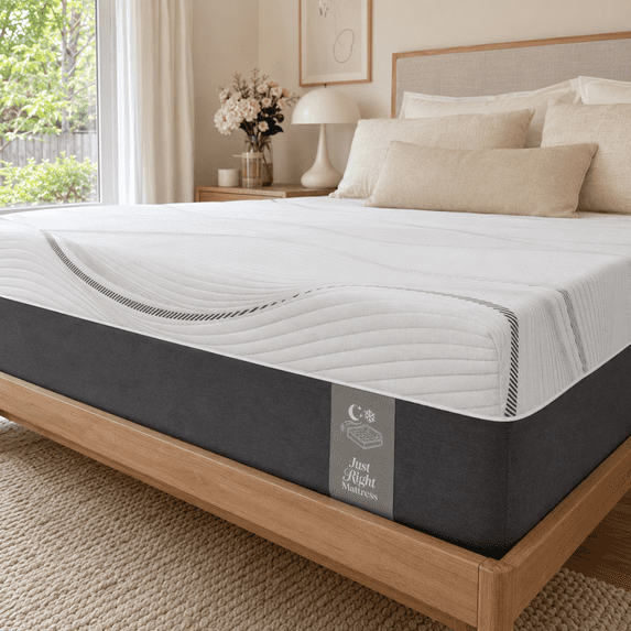 Dealnight 8" Twin Cooling Gel Mattress with Green Tea Infused , Fiberglass Free,Non-Slip Bottom & Washable Cover
