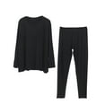 thumbnail image 1 of Dealovy 2 Piece Sets for Women Long Sleeve Top with Pants Pajamas Set Soft Comfy Sleepwear Lounge Outfits, 1 of 7