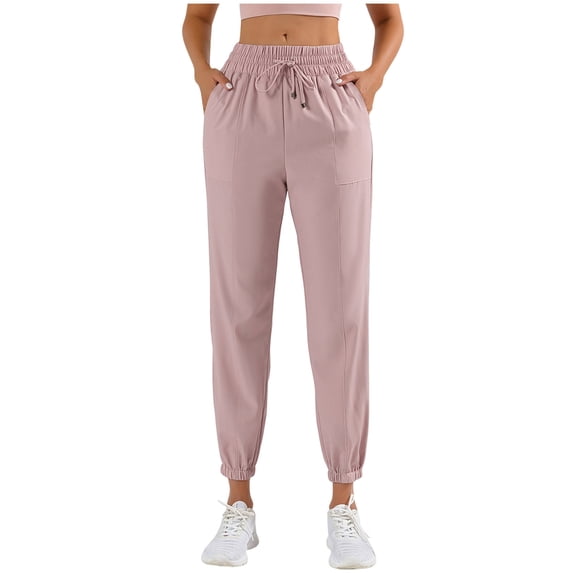 Dealovy Athletic Sweatpants for Women Joggers with Pockets Outdoor Running Workout Trousers with Pockets