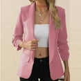 thumbnail image 1 of Dealovy Blazers for Women Long Sleeve Slim Fitted Cardigan Work Office Suit Fall Trendy Blazer, 1 of 5