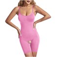 thumbnail image 1 of Dealovy Bodysuits for Women Low Cut Slim Fitted Solid Color Shapewear Spaghetti Strap Sleeveless Basic Jumpsuits, 1 of 4