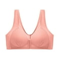 thumbnail image 1 of Dealovy Bras for Older Women Front Closure Full Coverage Comfortable Bra No Underwire Plus Size Bras, 1 of 4