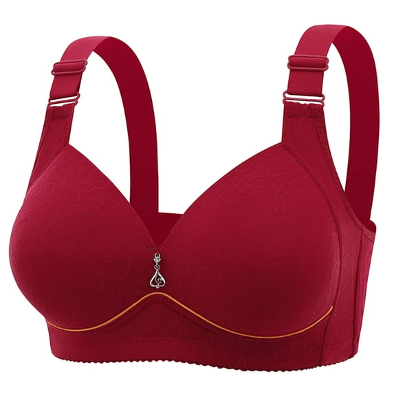 Dealovy Bras for Women Large Bust No Underwire Comfortable Bras Full Coverage Adjustable Strap Everyday Bras