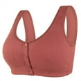 thumbnail image 1 of Dealovy Front Closure Bra for Women Plus Size Full Coverage Comfortable Bra Seniors Wireless Everyday Bras, 1 of 5
