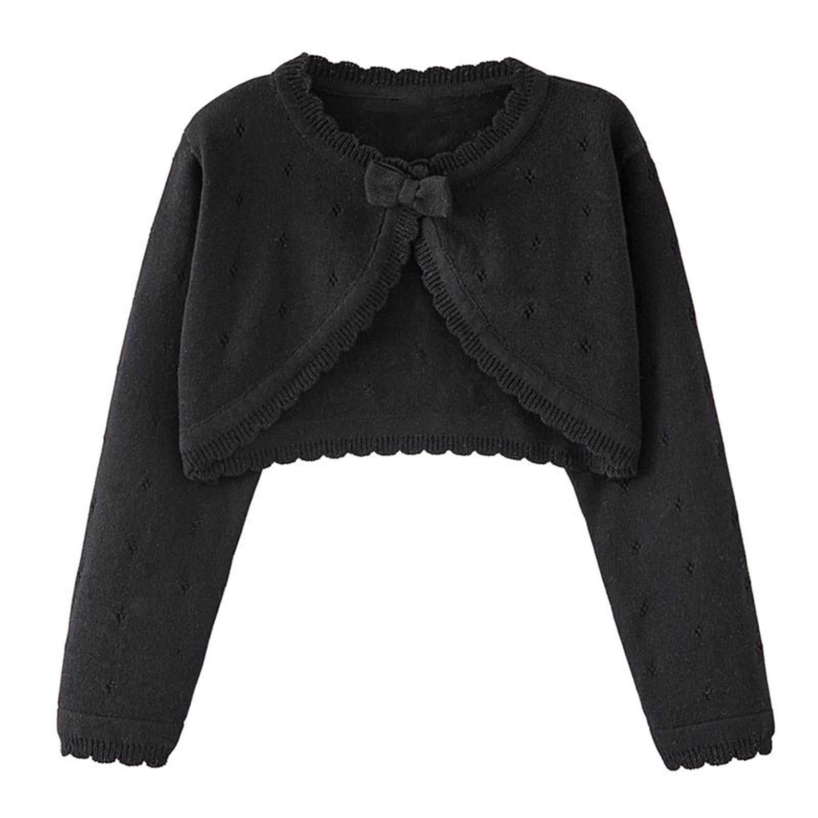 Autumn Arrival Baby Girls Comfortable Solid Color Knitted Long Sleeves Cardigan with Hood