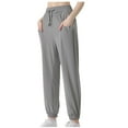 thumbnail image 1 of Dealovy Joggers for Women High Waisted Cinch Bottom Sweatpants Lightweight Quick Dry Active Trackpants, 1 of 7