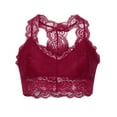thumbnail image 1 of Dealovy Lace Bras for Women Full Coverage Wireless Padded Bralettes Breathable Racerback Comfort Bra, 1 of 3
