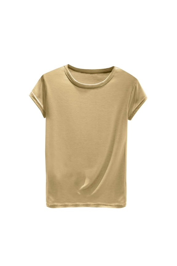 Pajamas Tops for Women Casual Loose Comfy Pjs Top Homewear Short Sleeve Round Neck Sleep T Shirts