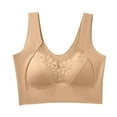 thumbnail image 1 of Dealovy Plus Size Bras for Women Wireless Everyday Bras Lace Mesh Full Coverage Comfort Push up Bras, 1 of 7