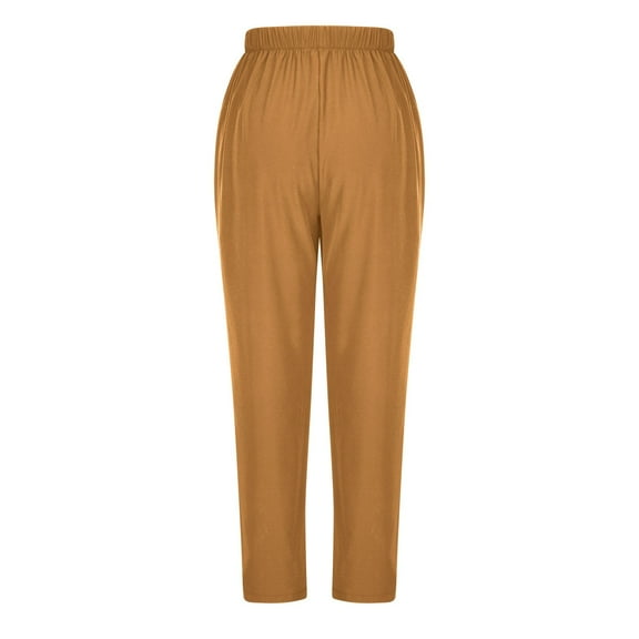 Dealovy Protective Clothing Straight Leg Pants for Women Straight Leg Work Wear Trousers with Pockets