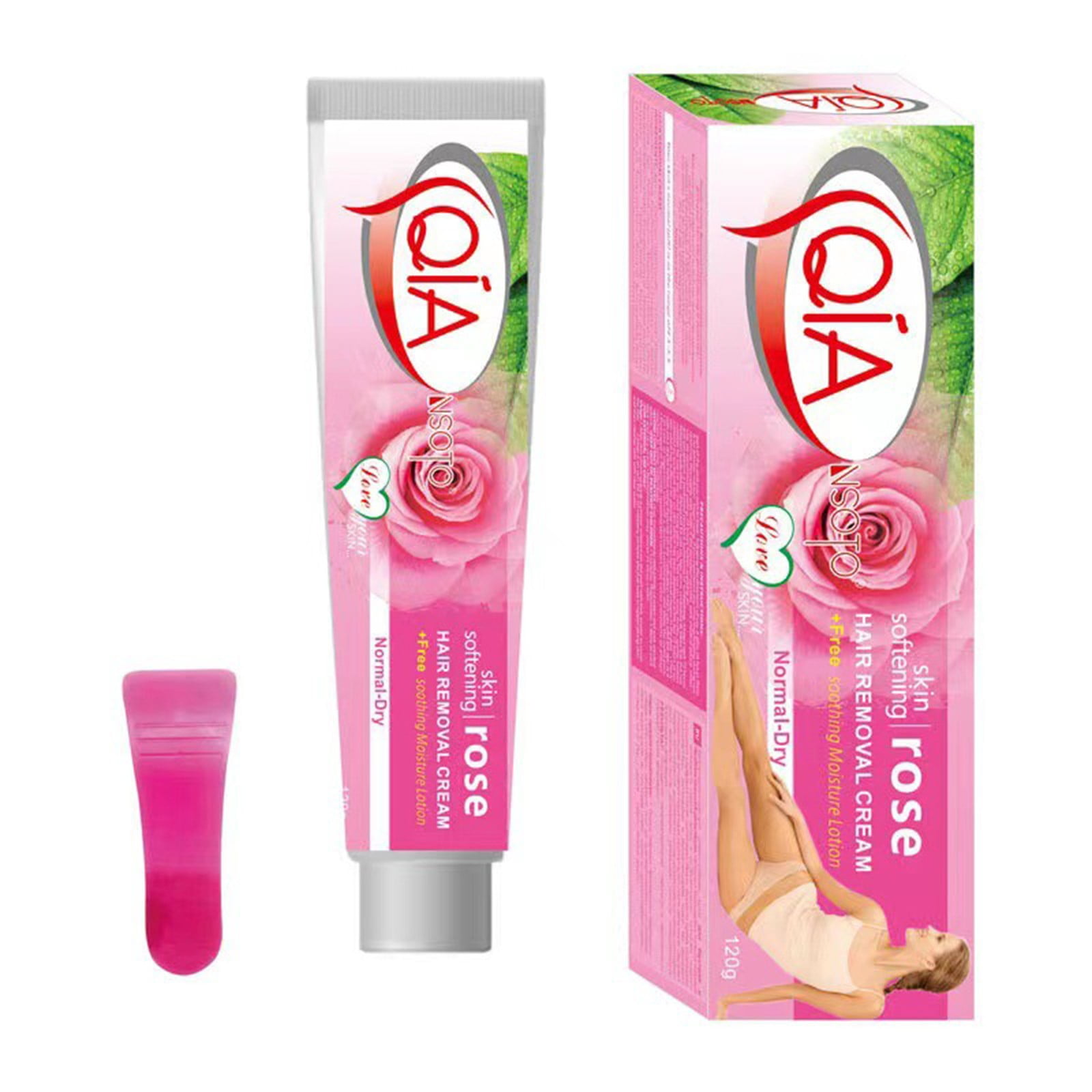 Dealovy Qia Hair Removal Cream Gentle Soothing Hair Removal For Men and Women Whitening Hair Removal Cream 120g Armpit Leg Hand Gentle Hair