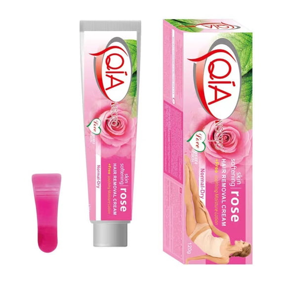 Dealovy Qia Hair Removal Cream- Gentle & Soothing Hair Removal For Men and Women, Hair Removal Cream 120g, Armpit Leg Hand Gentle Hair Removal