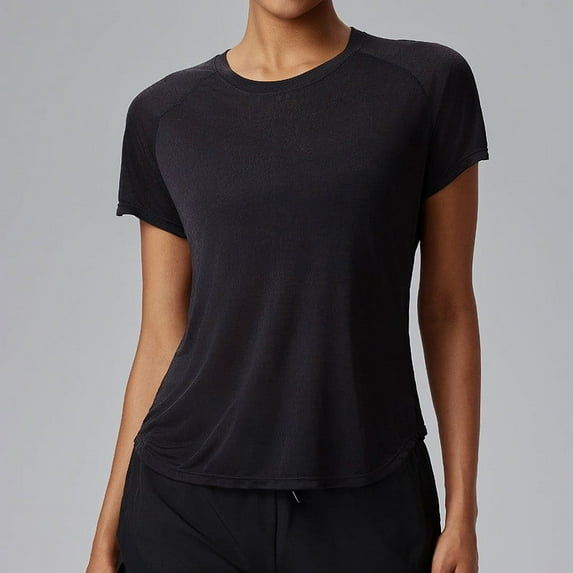 Dealovy Running Tops for Women Mesh Breathable Workout Tops Athletic Short Sleeve Fitting Tee Shirts