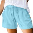 thumbnail image 1 of Dealovy Shorts for Women High Waisted Lounge Shorts Loose Fitted Wide Leg Casual Summer Beach Shorts, 1 of 6