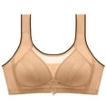 thumbnail image 1 of Dealovy T- Shirt Bras for Women Wireless Mesh Full Coverage Breathable Wide Strap Push up Everyday Bras, 1 of 3