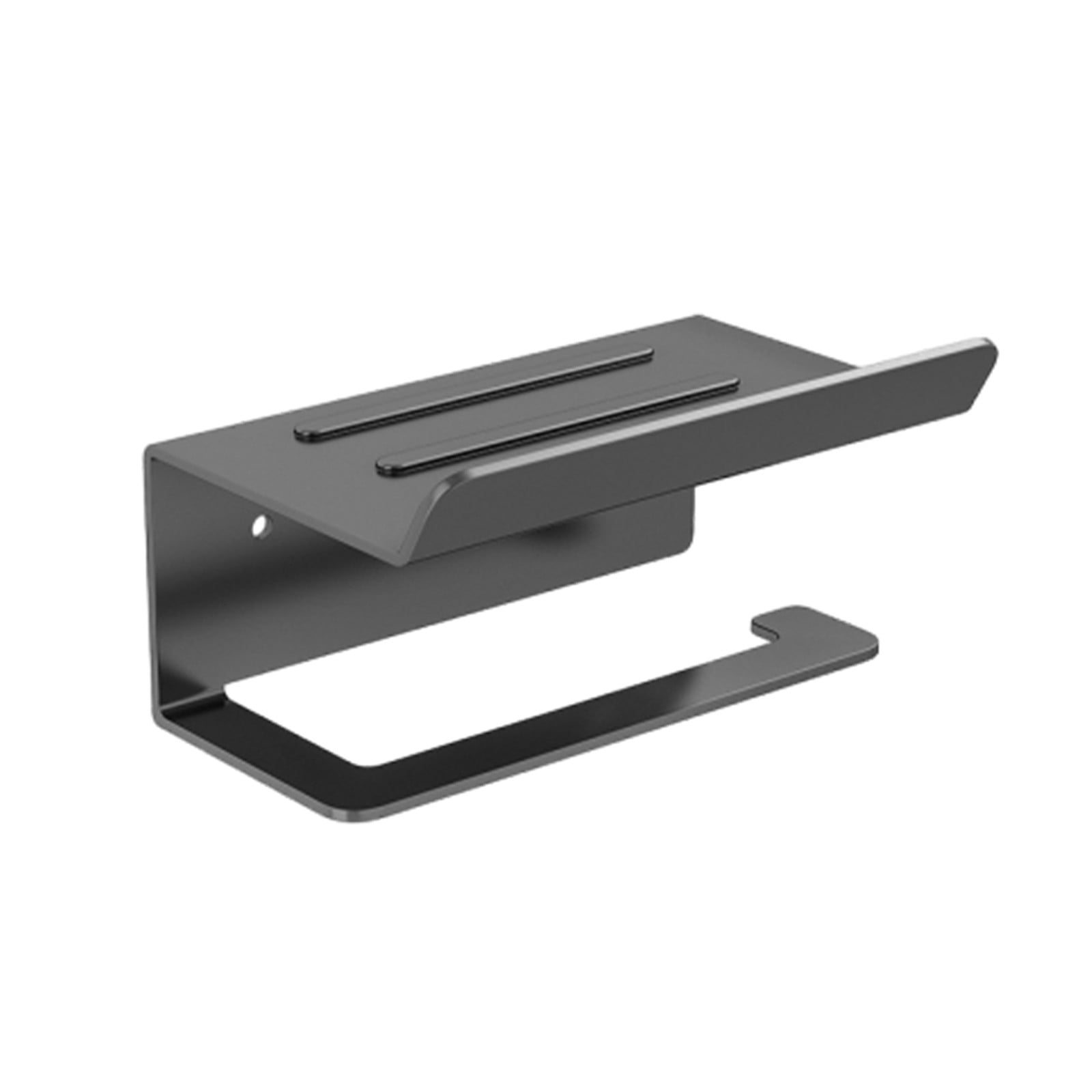 Dealovy Toilet Paper Bracket with Phone Shelf Self Adhesive Toilet