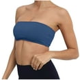 thumbnail image 1 of Dealovy Tube Bra for Women Strapless Seamless Bandeau Bralettes Stretchy Low Support Padded Yoga Bras, 1 of 2