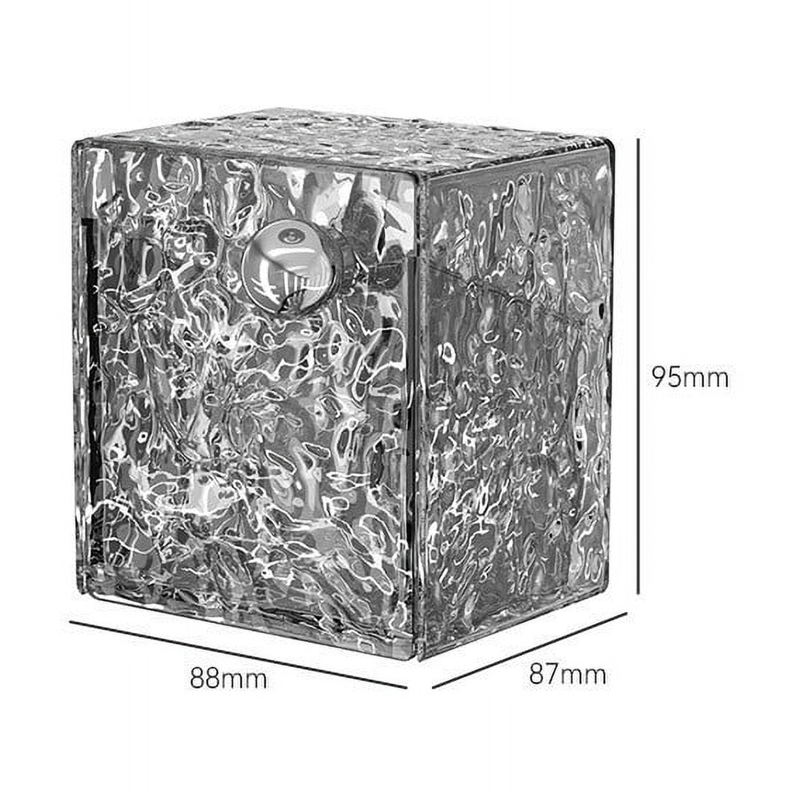 Dealovy Wall Mounted Cosmetic Storage Box, Transparent Plastic Material