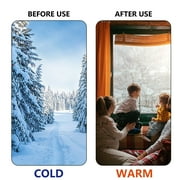 Dealovy Window Insulation Kit, 47 X 63 Inches, With Adhesive Tape, Cuttable Clear Film For Window Draft Proofing, Winter Insulation And Heat Retention，Home Gadgets