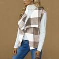 thumbnail image 1 of Dealovy Winter Coats for Women Fuzzy Fleece Open Front Vests Sleeveless Lapel Collar Sherpa Jackets Outwear, 1 of 7