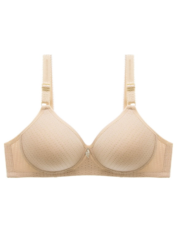 Wireless Bras for Women Push up Full Coverage Adjustable Strap Breathable Comfy Everyday Bra