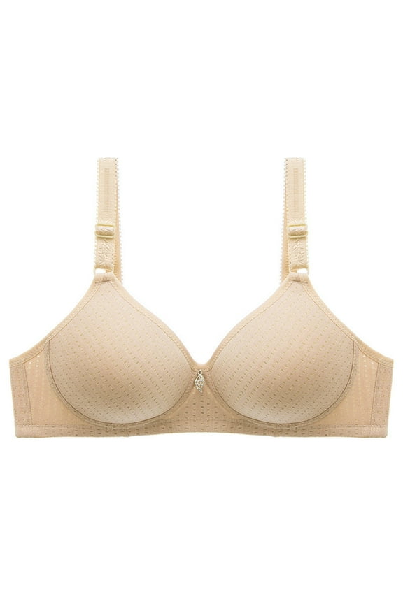 Wireless Bras for Women Push up Full Coverage Adjustable Strap Breathable Comfy Everyday Bra
