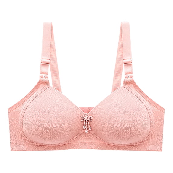 Dealovy Womens Push up Bras Full Coverage Everyday Bras Wireless Comfortable Breathable Underwear