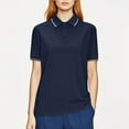 thumbnail image 1 of Dealovy Womens Tops Button Short Sleeve Tennis Active T Shirts Workout Gym Athletic Loose Tops, 1 of 8