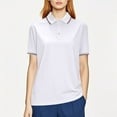 thumbnail image 1 of Dealovy Womens Tops Button Short Sleeve Tennis Active T Shirts Workout Gym Athletic Loose Tops, 1 of 8