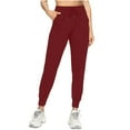 thumbnail image 1 of Dealovy Womens Wide Leg Pants Casual Drawstring High Waisted Lounge Summer Flowy Trousers with Pockets, 1 of 6