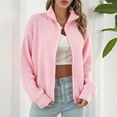 thumbnail image 1 of Dealovy Womens Zipper Front Cardigan Long Sleeve Oversized Sweater Knitted Cardigans Jacket, 1 of 6