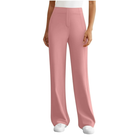 Dealovy Yoga Pants Loose Fitted Comfy Elastic High Waisted Strechable Women Workout Casual Sweatpants Solid Color