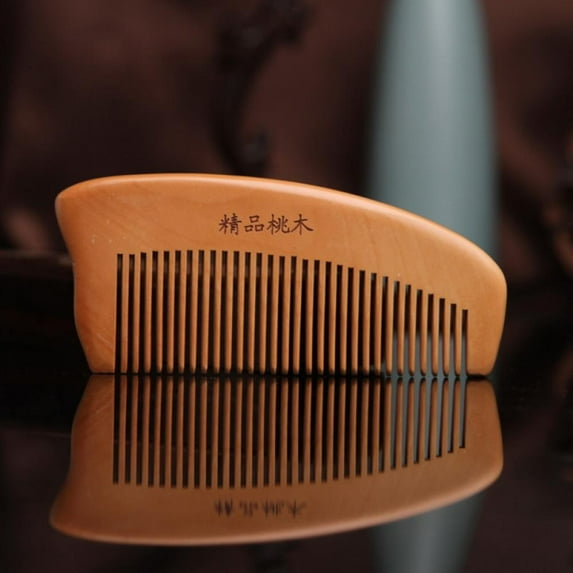 1 Pcs The Family Of Hair Comb,Wood with Anti Static Handmade Comb for Beard,Head Hair,Women and Men Detangling and Styling Wet or Dry Curly,Thick,Wavy or Straight Hair