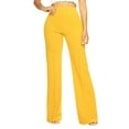 thumbnail image 1 of Deals under 10.00 LYXSSBYX Long Trousers Women Pants for Office Hot Sale Clearance Women's High Waist Fashion Solid Loose Wide Long Trousers Flowing Palazzo Pants, 1 of 5