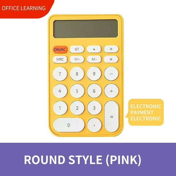 Deals!12-Digit Basic Calculator for School,Portable Basic Office Calculator for Adults,Pockets Size Student's Handheld Calculator,Perfect for Daily Use In Offices,Businesses,Students