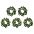 thumbnail image 1 of 13 inch Eucalyptus Artificial Wreath for Front Door, Porch, Window - Green Decor for Home, Farmhouse - Spring, Summer, Fall, All Seasons, 1 of 10