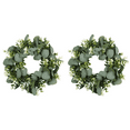 thumbnail image 1 of 13 inch Eucalyptus Artificial Wreath for Front Door, Porch, Window - Green Decor for Home, Farmhouse - Spring, Summer, Fall, All Seasons, 1 of 10