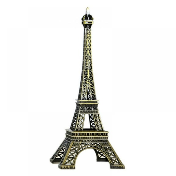 1Pcs 7.1 Inch Height Eiffel Tower Model Vintage Style France Paris Eiffel Tower Statue Model Ornament iffel Tower Figurine for Souvenirs
