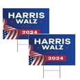 Deals!!! 2PCS Kamala 2024 Yard Sign,Political Lawn Sign,Presidential