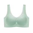 thumbnail image 1 of LYXSSBYX Womens Plus Size Bra Women's Trackless Bra Non-Steel Ring Gathered Vice Breast Beauty Back Buckle Large Size Underwear, 1 of 9