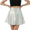 thumbnail image 1 of Deals under 5.00 LYXSSBYX Womens Skirts and Dresses Clearance Women Summer Night Club Pure Wind Sexy Solid Color Performance Dress Fashion Umbrella Skirt, 1 of 7