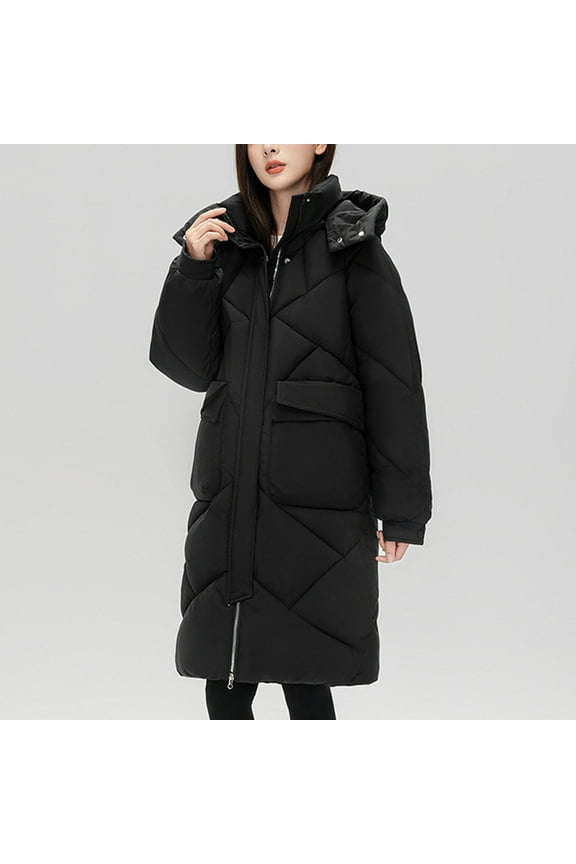 65% Off Clear 2025 Winter Coats for Women under $20,Winter's Warm Embrace: Plus Size Coats for Every Occasion Top,Ladies Coats Winter - Black M