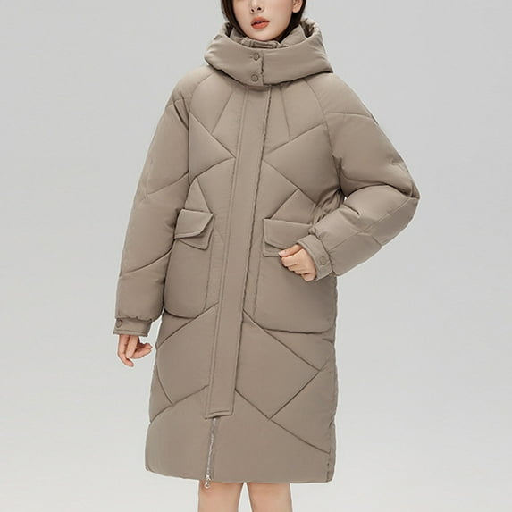 65% Off Clear 2025 Winter Coats for Women under $20,Winter's Warm Embrace: Plus Size Coats for Every Occasion Top,Ladies Coats Winter - Khaki XXXL
