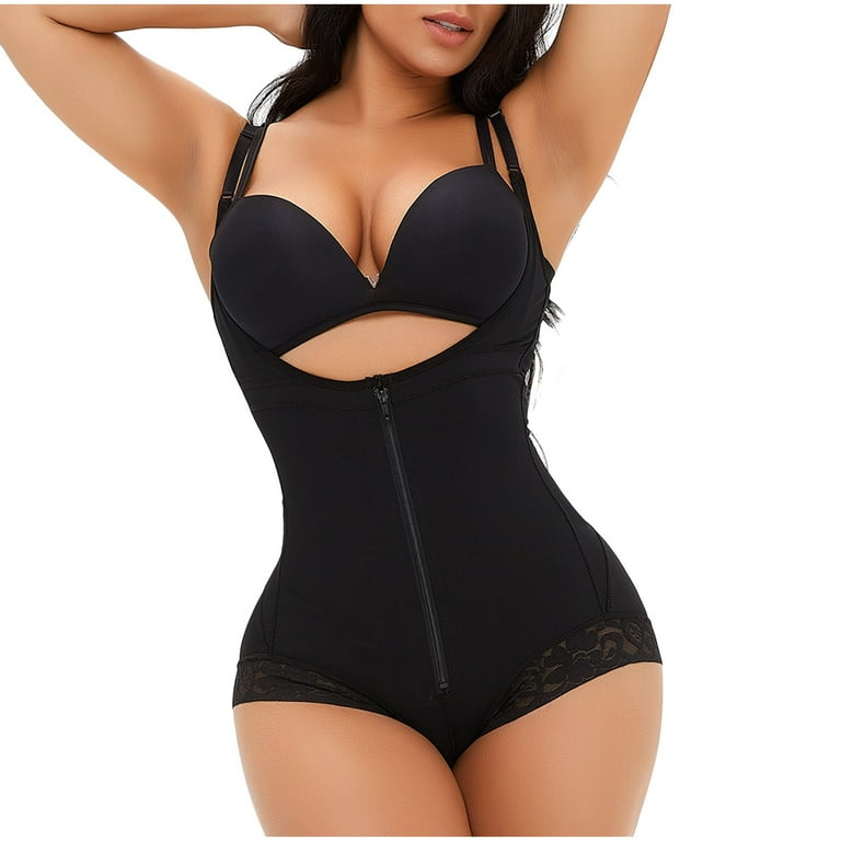 Deals Ausyst Bodysuit for Women Plus Size Boned Corsets Shapewear