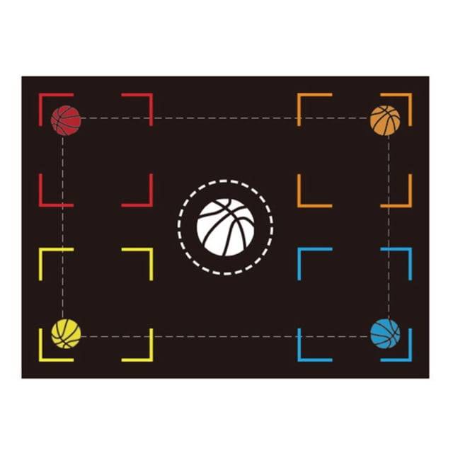 Deals Basketball Training Mat Rubber Basketball Footstep Mat Training