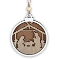 thumbnail image 1 of Christmas Nativity Scene Wooden Hanging Ornament, Beautifully Carved Nativity Commemorate for Fireplace Door Handle Decoration for Family, Friends, Christian, 1 of 6