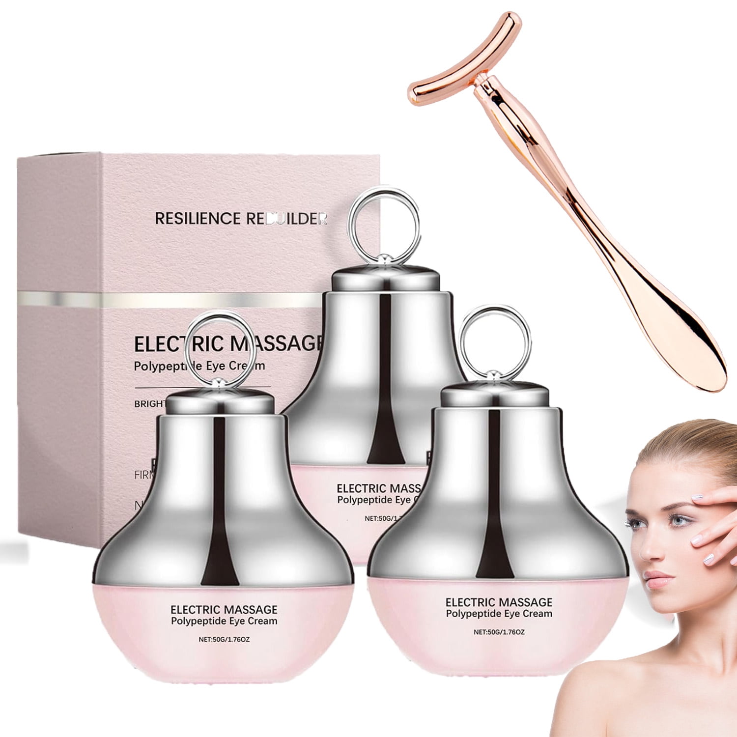 Electric Massage Eye Cream for Dark Circle, ,Electric Massage