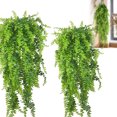 thumbnail image 1 of Artificial Boston Ferns, 2025 Fake Fern Artificial Hanging Ferns Outdoor Faux Hanging Greenery Plant Indoor UV Resistant Plastic Plants for Wall, Wedding Party, Holiday Decor,, 1 of 7