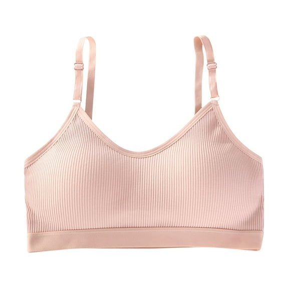 Lindreshi Sports Bras for Women Women Cup-Free Sports Vest Bra Brassiere Cotton Ventilation Underwear