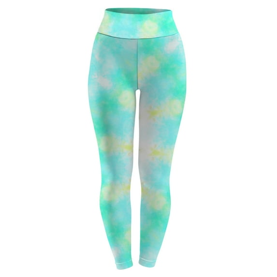 Yoga Leggings for Women Women Girls Leggings Skinny Gradient Color Printed High Waist Stretchy Tights Trouser Yoga Pants